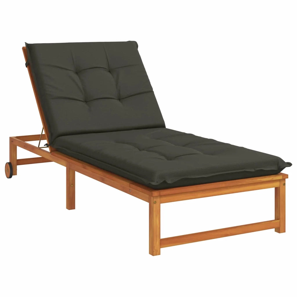 Cuscino per Lettino GEMERT 100% Poliestere Antracite 947465