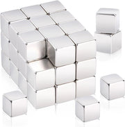 40 pezzi di magneti per lavagna, magneti 10 x 10 x 10 mm forti, magneti piccoli, magneti neodymium, magneti mini, magneti per frigorifero, magneti per lavagna bianca per ufficio domestico