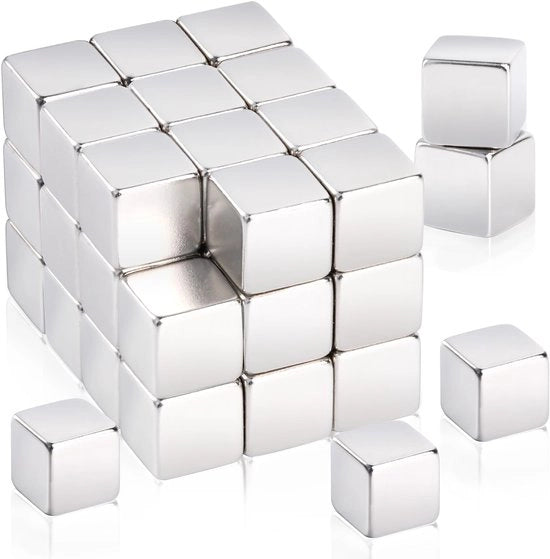 40 pezzi di magneti per lavagna, magneti 10 x 10 x 10 mm forti, magneti piccoli, magneti neodymium, magneti mini, magneti per frigorifero, magneti per lavagna bianca per ufficio domestico