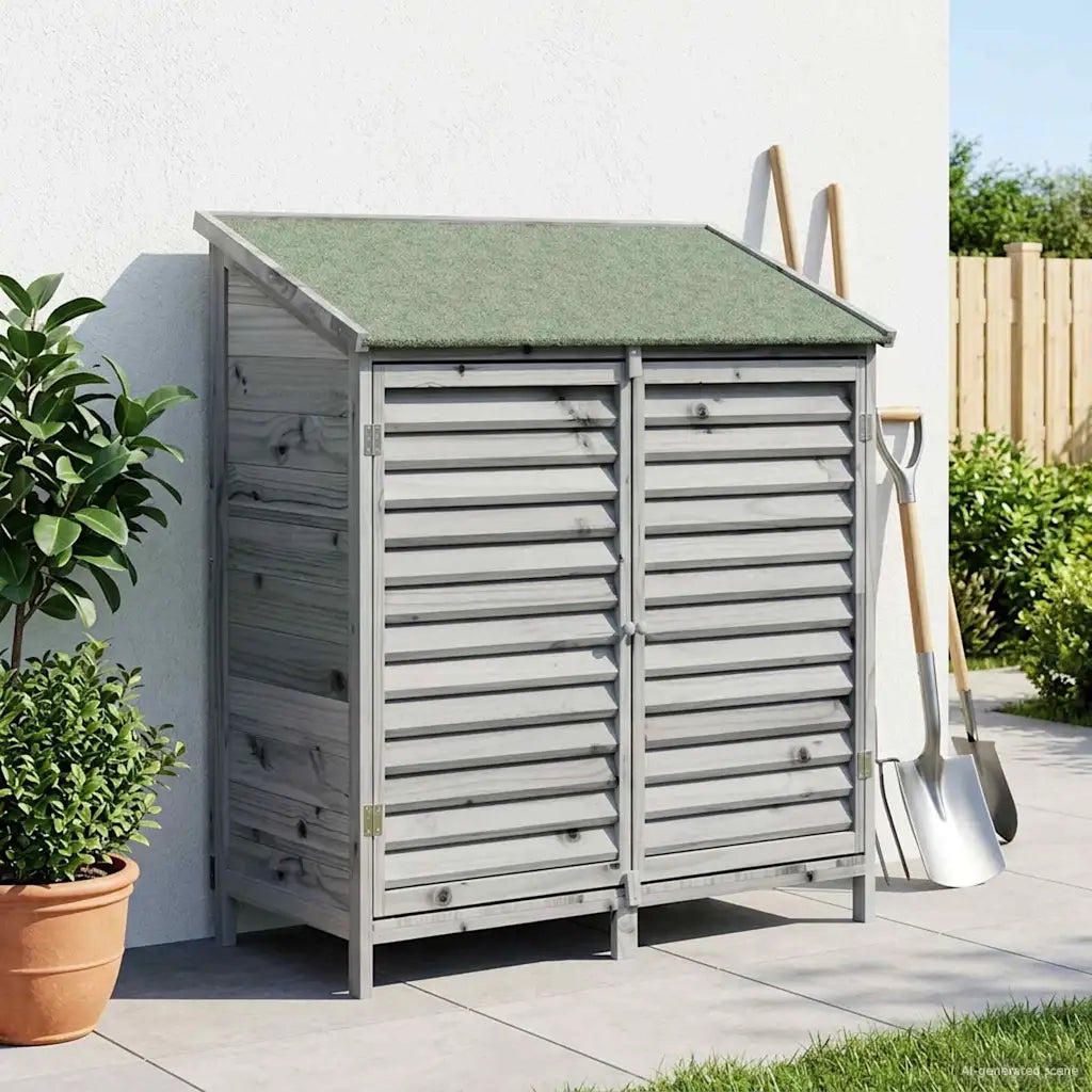 Capanno da Giardino Grigio 106 x 56 x 113,5 cm CFW3175889