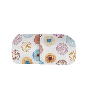 Trapuntino Estivo Matrimoniale in Microfibra 100 gr con Stampa Circle Basic