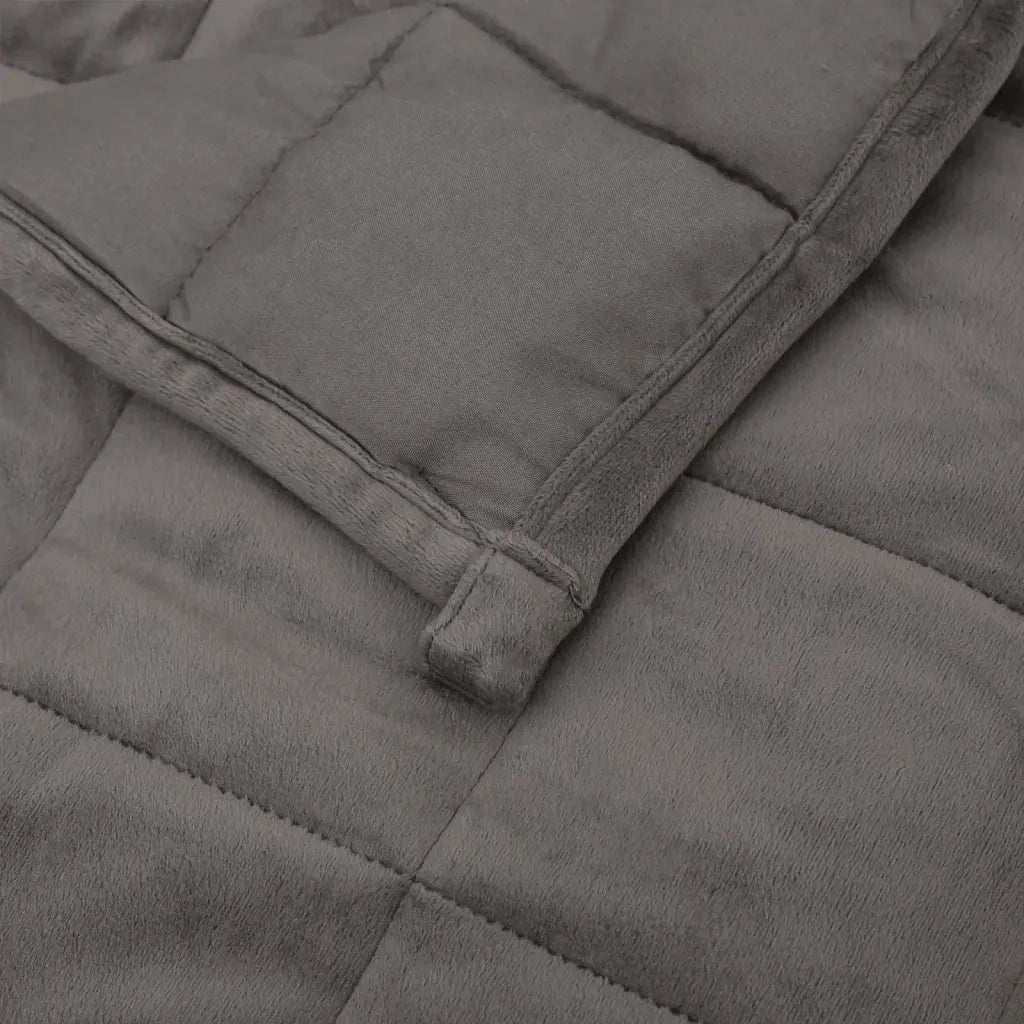 Coperta Ponderata Grigia 200x220 cm 9 kg Tessuto 3154839
