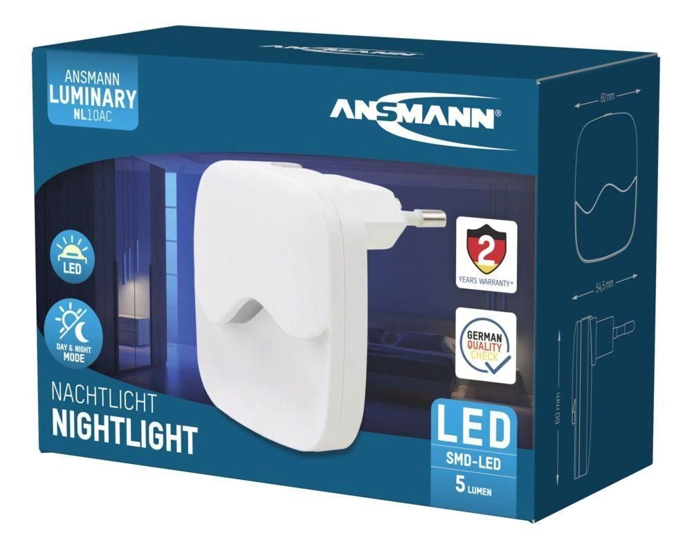 Ansmann NL10AC Luce notturna con spina
