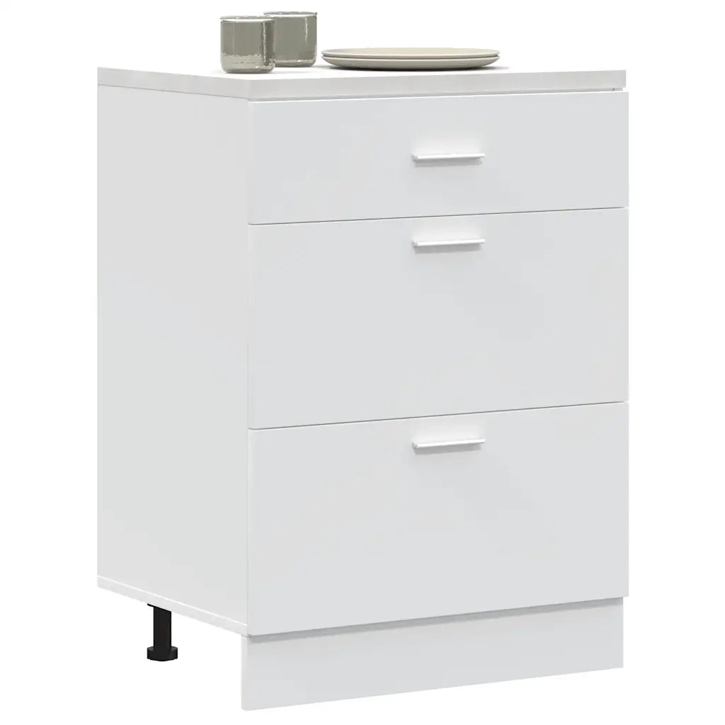 Base da Cucina “Lyon” Bianco in Legno Multistrato 854250