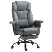 Sedia da ufficio ergonomica reclinabile con poggiatesta e poggiapiedi ¨C Minimal ¨C 68x80x120-126 cm