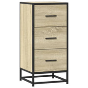 Credenza buffet cassettiera mobile contenitore organizer cucina soggiorno soggiorno Sonoma 35,5 x 35 x 76 cm derivati ​​del legno e metallo marrone 02_0031556