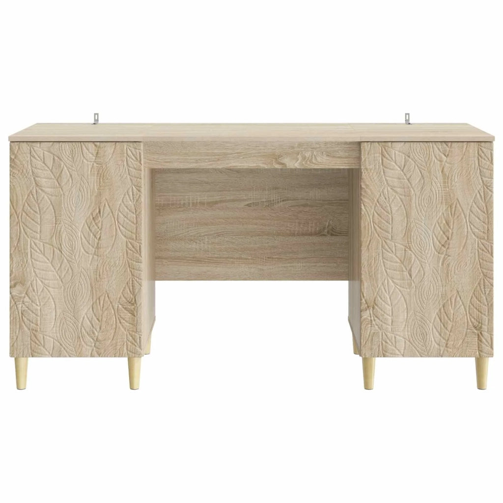 Scrivania Rovere Sonoma Legno ingegnerizzato 142,5 x 50 x 75 cm
