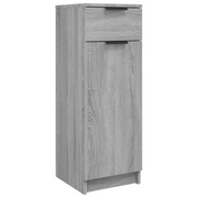 Armadietto Bagno | Armadio da bagno Grigio Sonoma 32x34x90 cm in Legno Multistrato