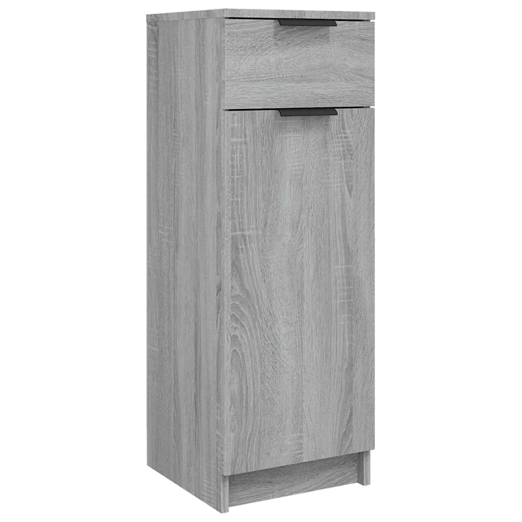 Armadietto Bagno | Armadio da bagno Grigio Sonoma 32x34x90 cm in Legno Multistrato