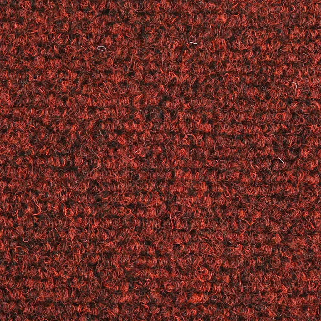 Tappetini Autoadesivi per Scale 15 pz 65x21x4 cm Rosso 132700