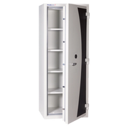 Armadio certificato UL 72 Classe 350 resistente al fuoco per 2 ore con piani interni cm. 75,9x60,5x190,9h
