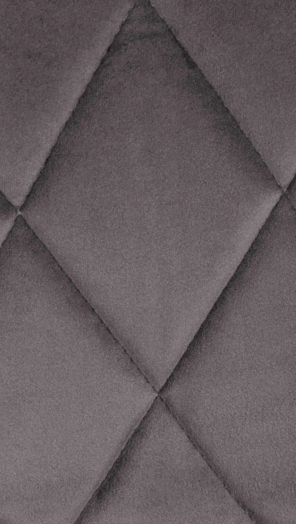 Sgabello da bar Lazio Velvet grigio,cromo