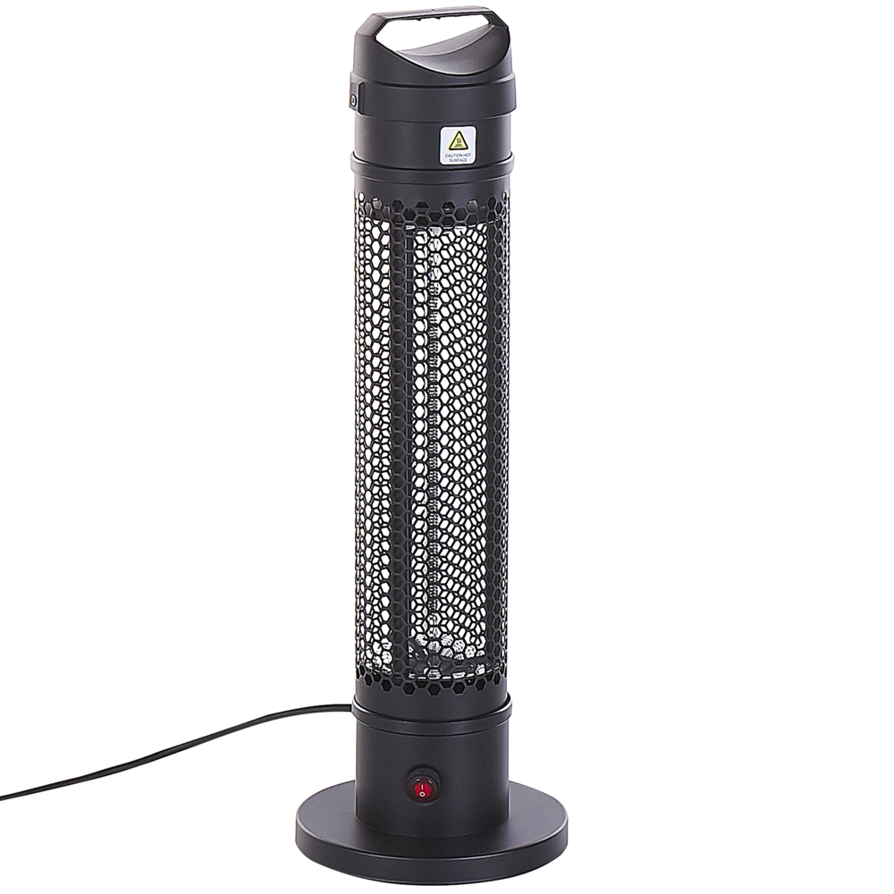 Stufa elettrica da esterno colore nero 1000 W freestanding portatile esterno giardino patio