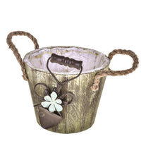 Set 3 Cesti con Pala e Manici in Corda Larghezza 15 cm