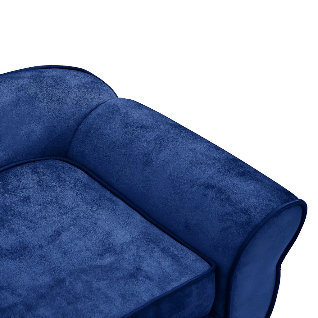 Divano per Cani Blu 72x45x30 cm in Peluche CFW6466643