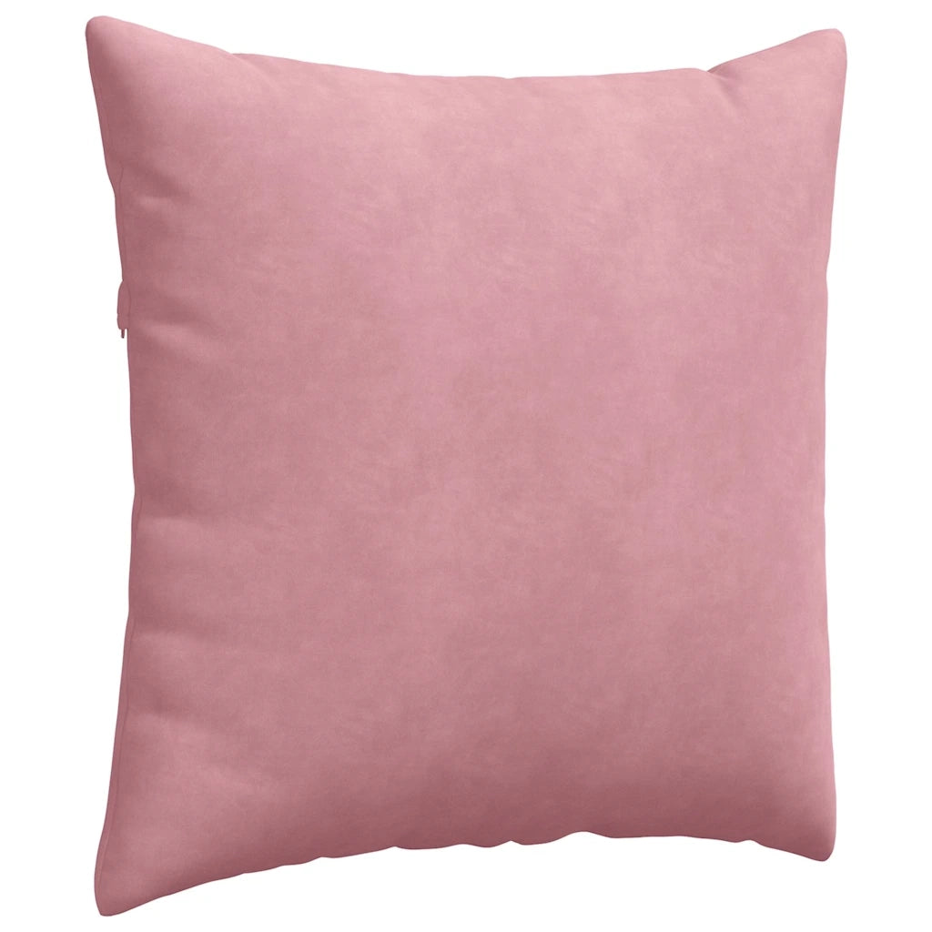 Cuscini da Divano 2 pcs Rosa 80 x 80 cm Tessuto in Cords