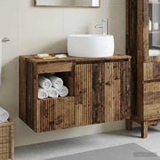 Set di mobili per il bagno 2 pz Legno antico 3404102