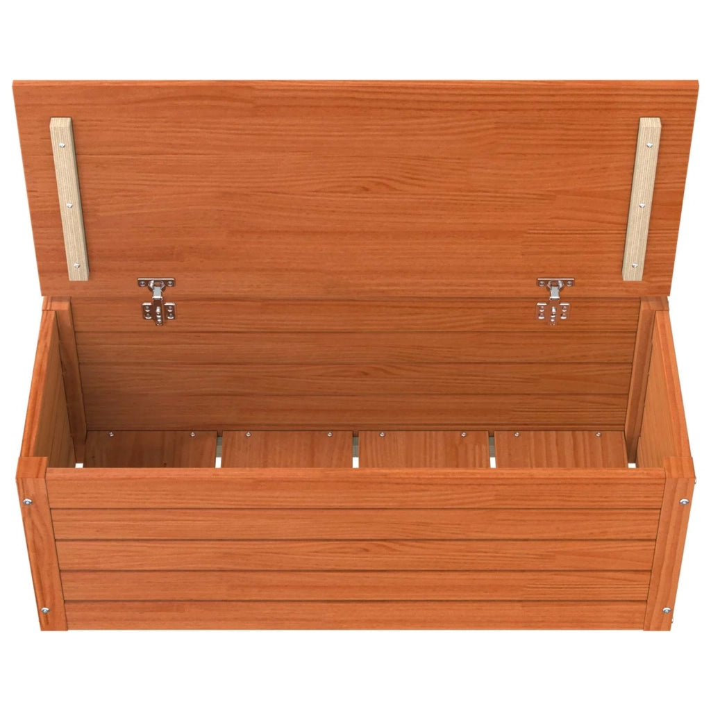 Scatola di Stoccaggio Marrone cerato 89 x 36,5 x 33 cm 865368