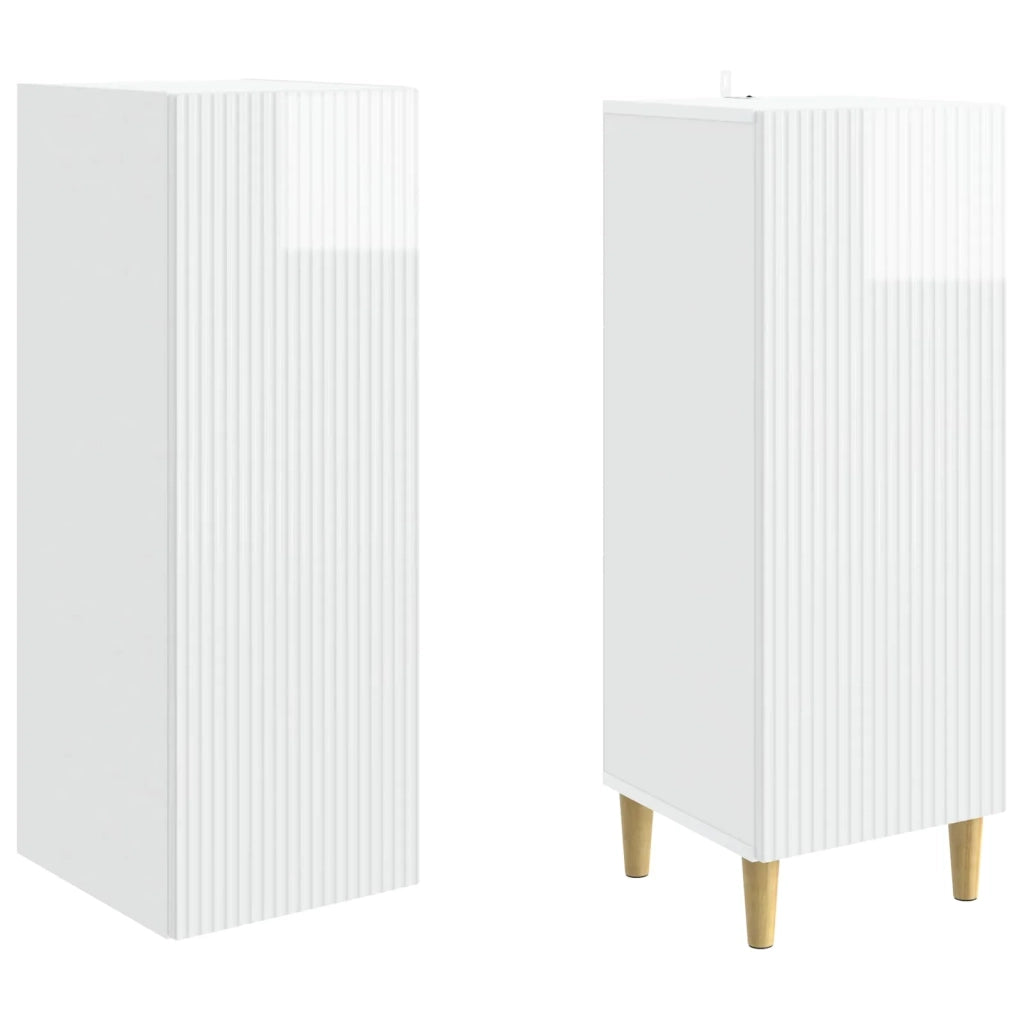 Set di armadi 2 pcs 33 x 34,5 x 90 cm Legno ingegnerizzato
