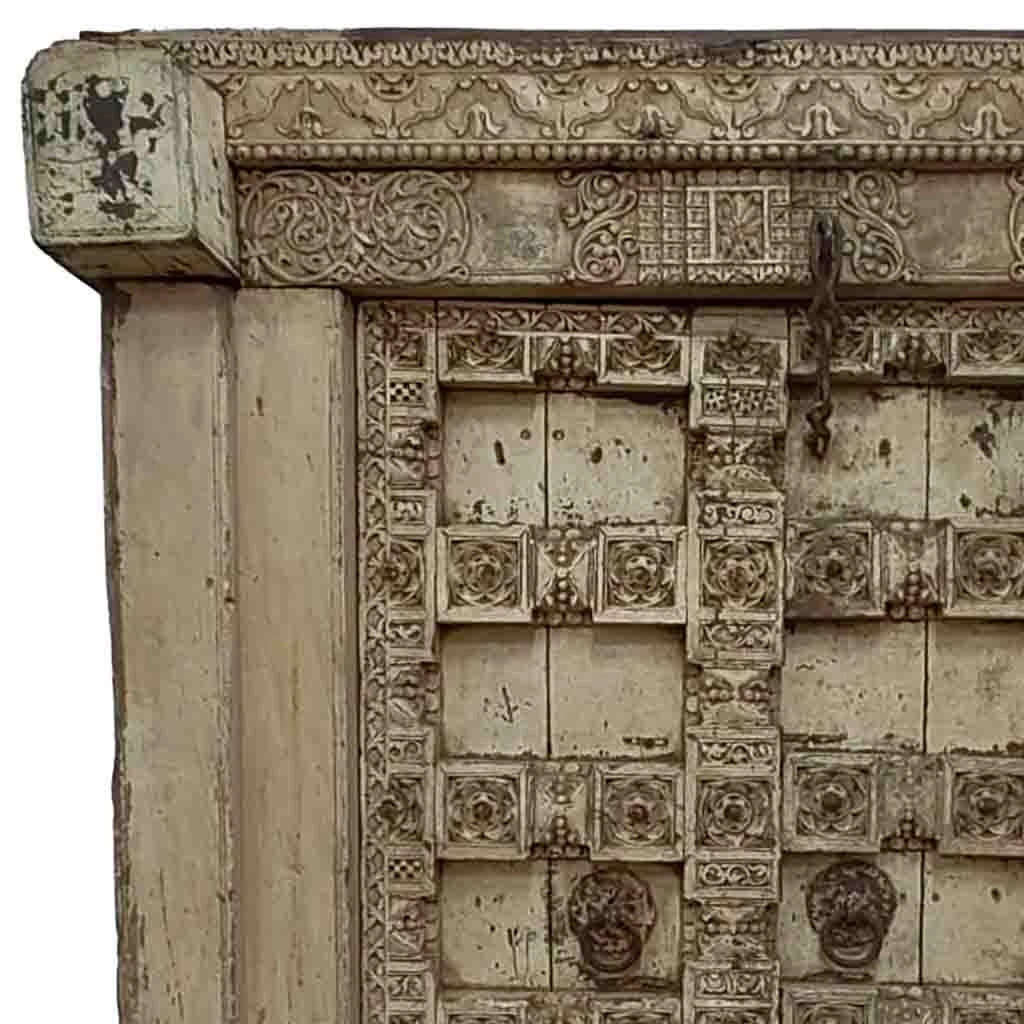 Porta in legno fatta a mano 159x27x202h cm