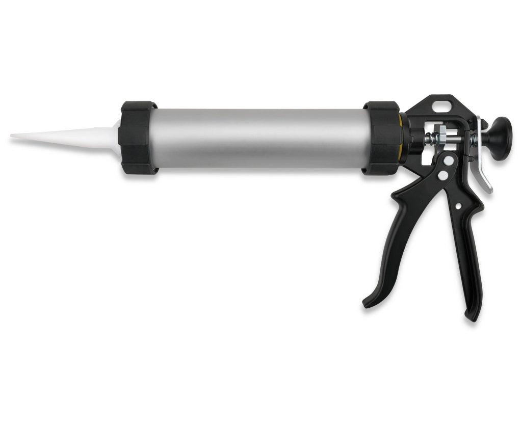 PISTOLA PER CARTUCCIA SILICONE FUGHE 230 MM IN ALLUMINIO PROFESSIONALE BECCUCCIO
