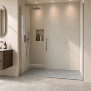 Piatto doccia rettangolare 90x190 cm effetto pietra marmoresina STONE grigio cemento FRANCIA