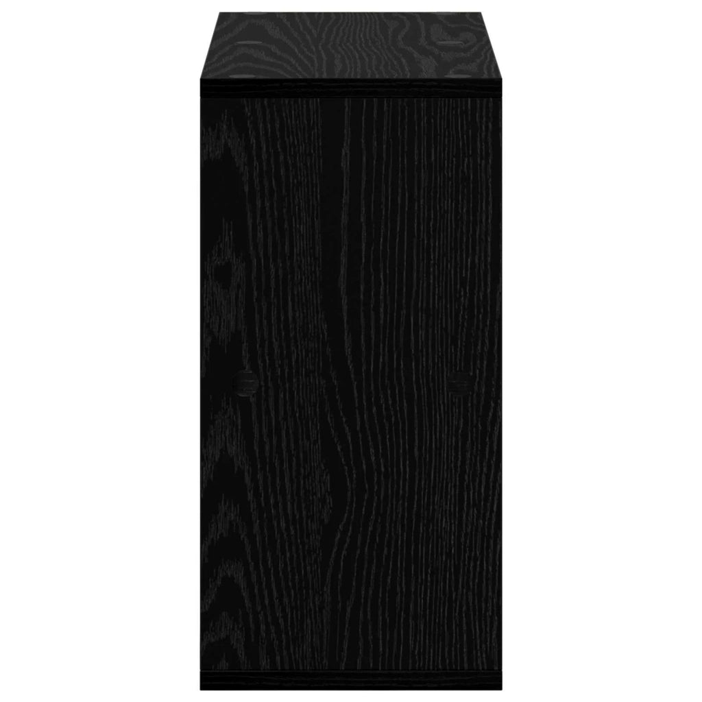 Credenza con cassetto Rovere Nero 49,5 x 22 x 47 cm