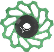 Sistema di cambio per bicicletta 11T - Sistema di trasmissione - Porta bicicletta - Cambiaviti - Rulli di cambio - Lega d'alluminio/Ceramica - Diametro interno 6 mm - Cassette per derailleur