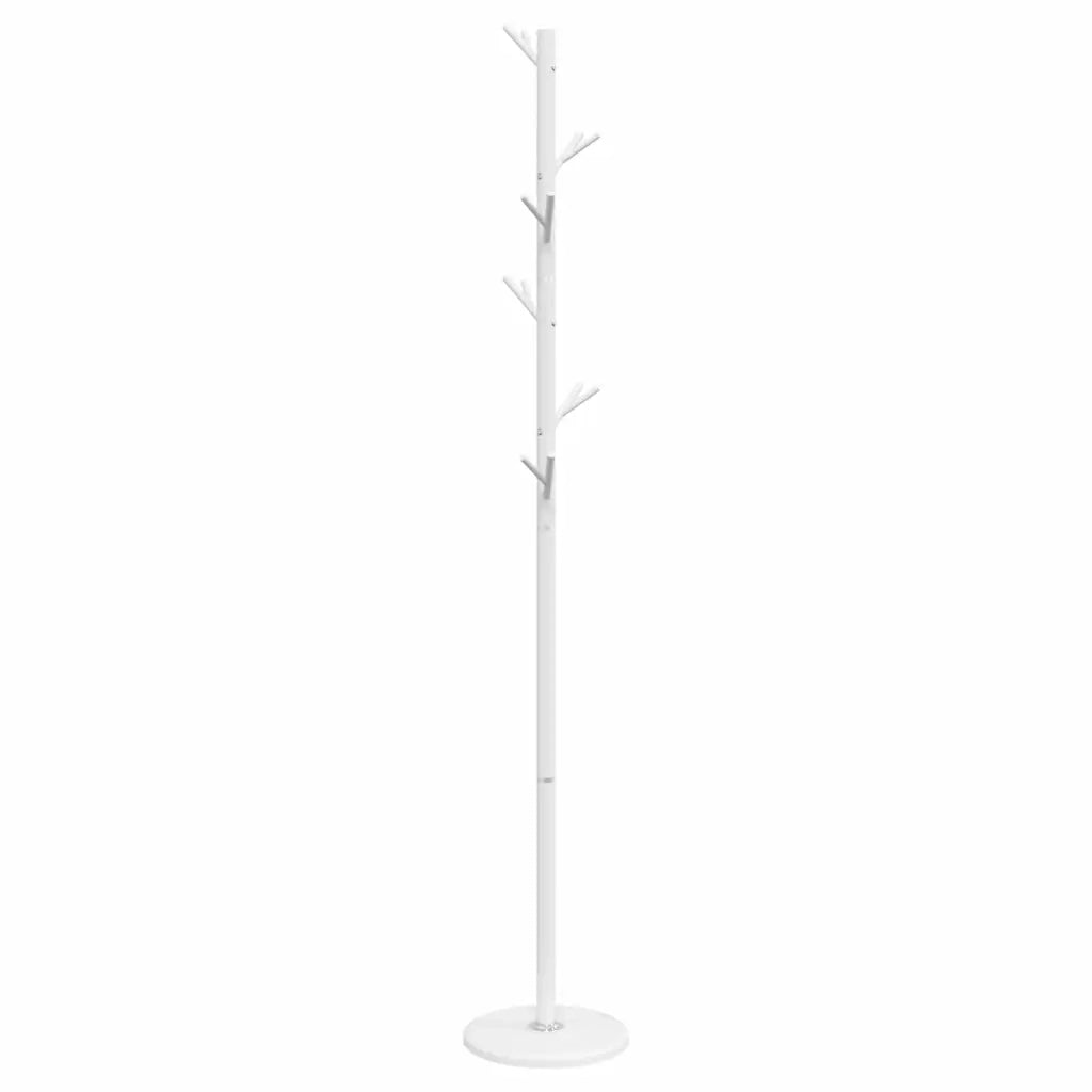 Appendiabiti Bianco 175 cm in Ferro Verniciato a Polvere