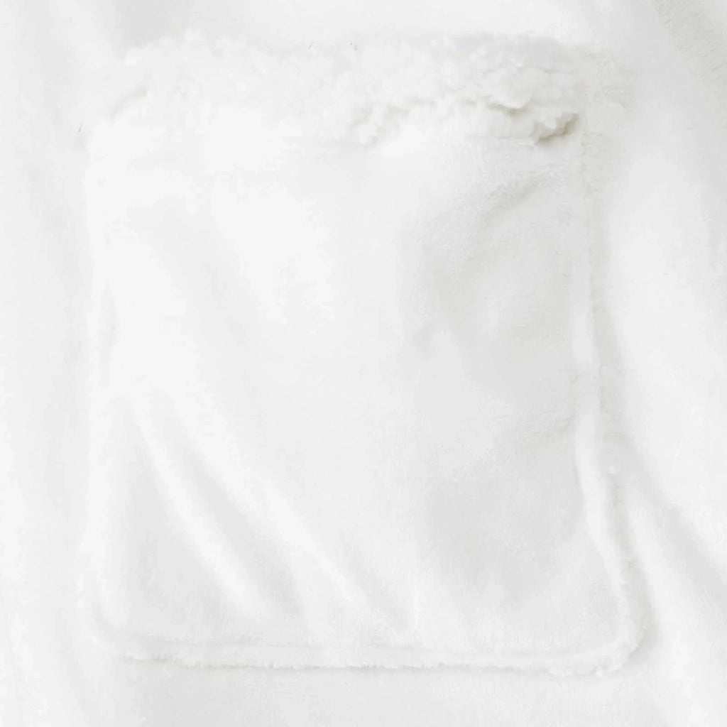Felpa coperta Bianco L Pile e Flanella CFW9939146