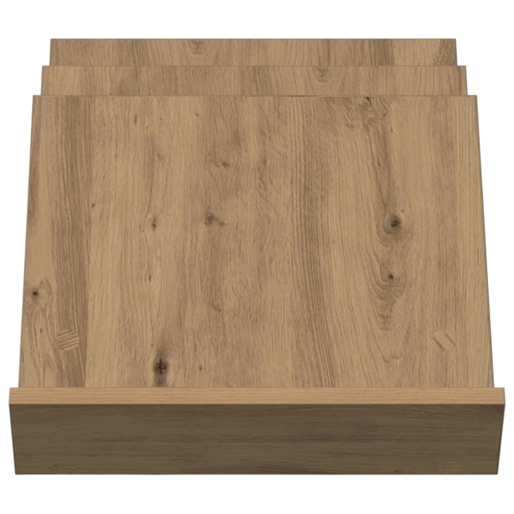 Scaffale per riviste Rovere artigianale 53 x 40 x 28,5 cm