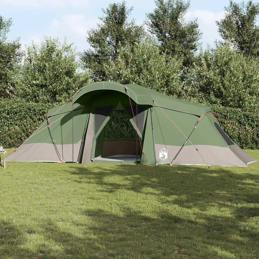 Tenda Familiare con tetto Verde e Grigio 721 x 335 x 212 cm 4100670