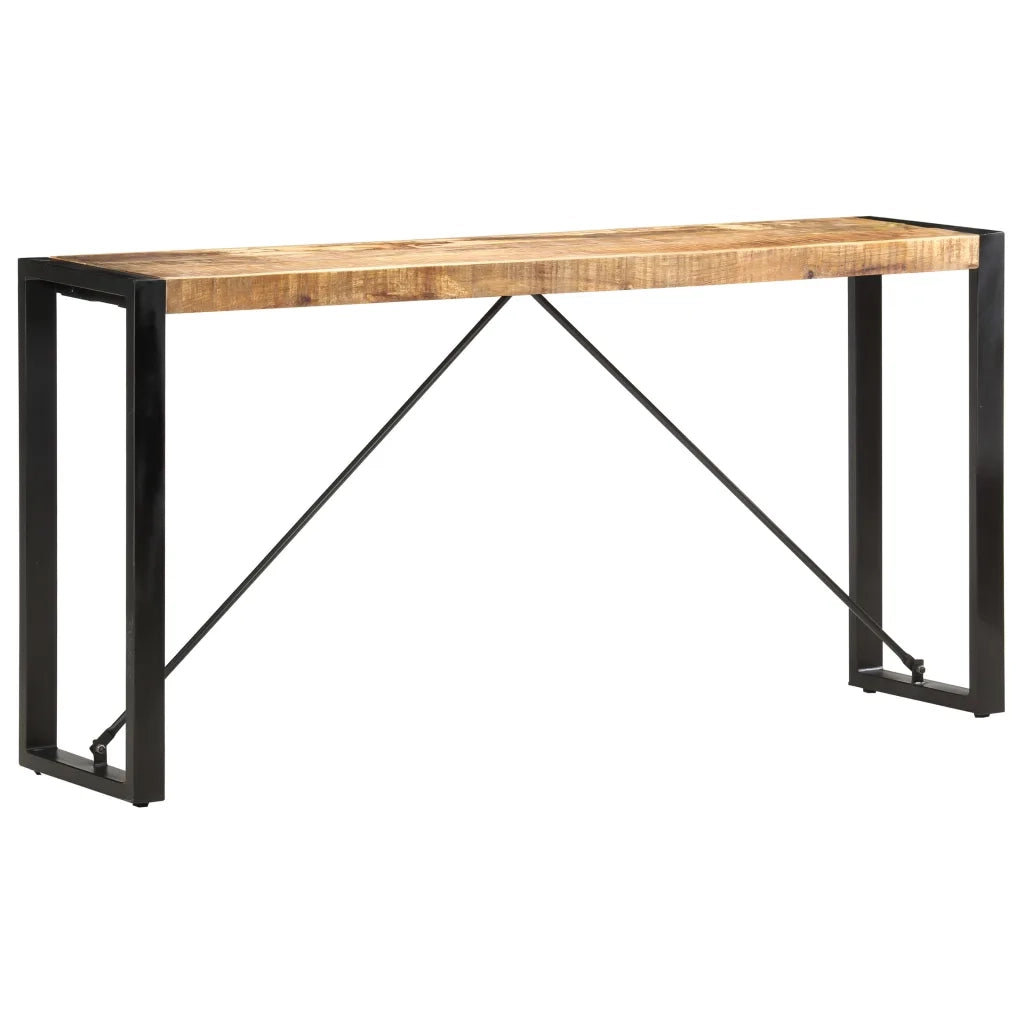 Tavolo Consolle 150x35x76 cm in Legno Massello di Mango cod mxl 54647