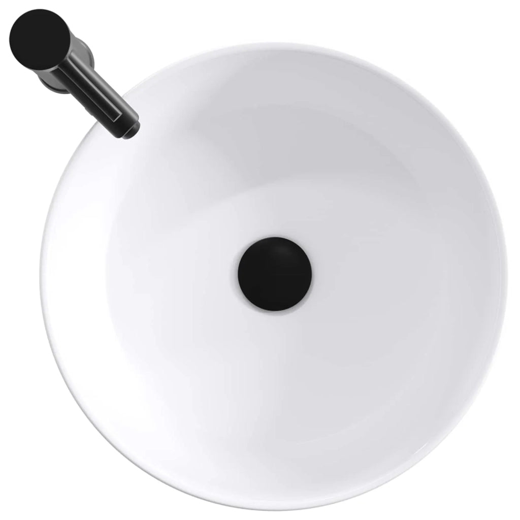 Lavabo da bagno Nero Opaco 40,5 x 40,5 x 15,5 cm Metallo 890241