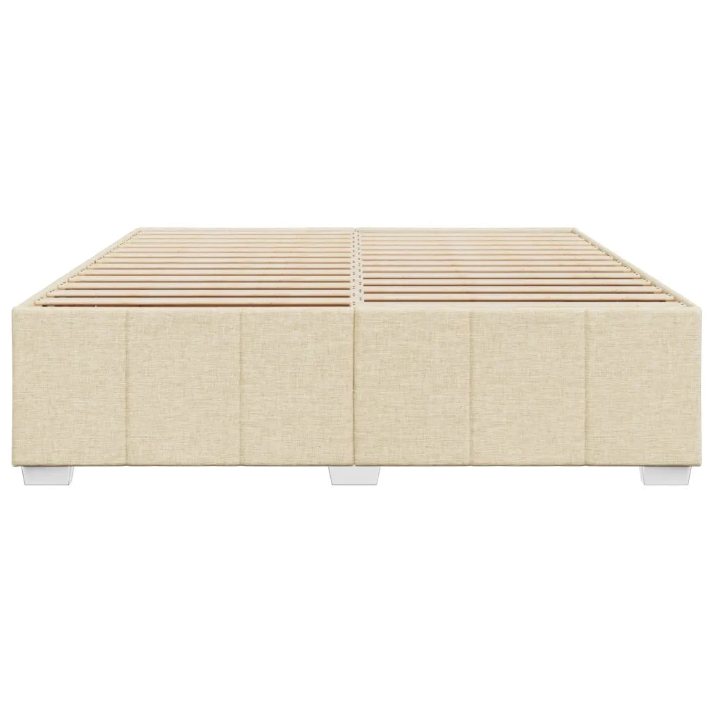 Giroletto senza Materasso Crema 200x200 cm in Tessuto