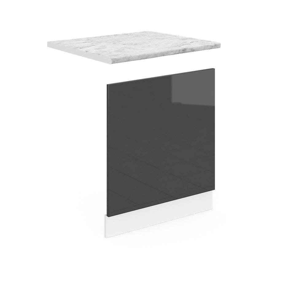 Vicco Pannello frontale Antracite lucido 60 cm , PL Marmo