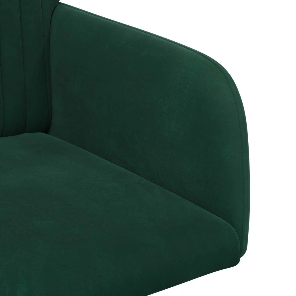 Sedie da pranzo 4 pz Velluto Verde Scuro 55 x 50 x 84 cm 3428375