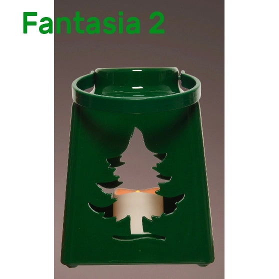 Lanterna LED in plastica con intagli Kaemingk