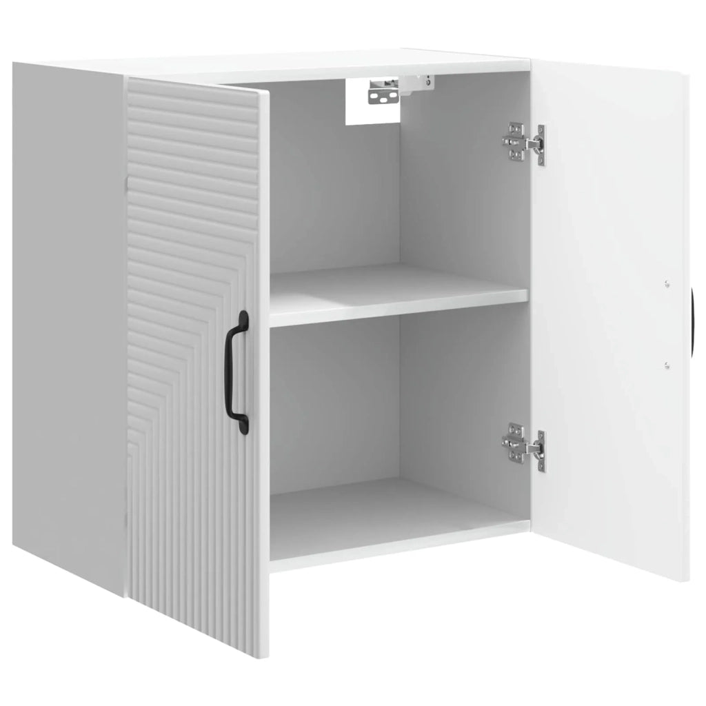 Mobiletto a muro Bianco Lucido 59 x 31 x 60 cm 898579