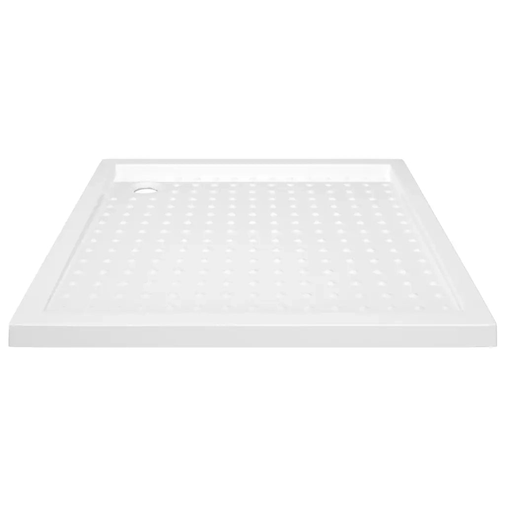 Piatto Doccia con Superficie Puntinata Bianco 90x90x4 cm in ABS