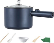 Mini-Pan Elettrico Multifunzionale con Coperchio - 1,8 Litri - Per Cottura Rapida e Stufata
