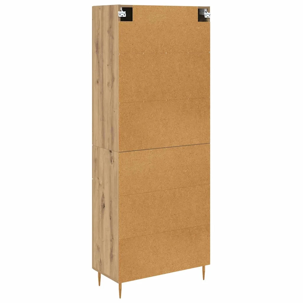 Credenza con cassetto Rovere artigianale 69,5 x 34 x 180 cm