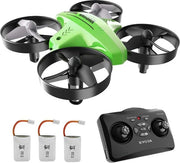Minidrone aereo a 3 velocità con protezione 360° contro il 3D flip funzione di mantenimento dell'altezza modalità senza contatto per bambini
