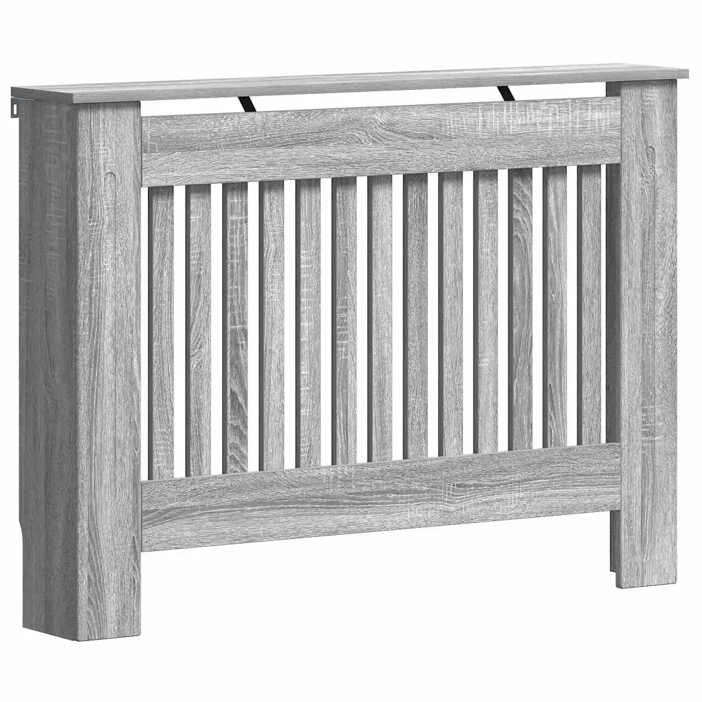 Copertura per radiatori Grigio Sonoma 112 x 19 x 81,5 cm 884106
