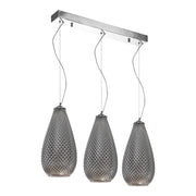 Lampadario Milagro Petra ML5481 3xE27 cromato vetro