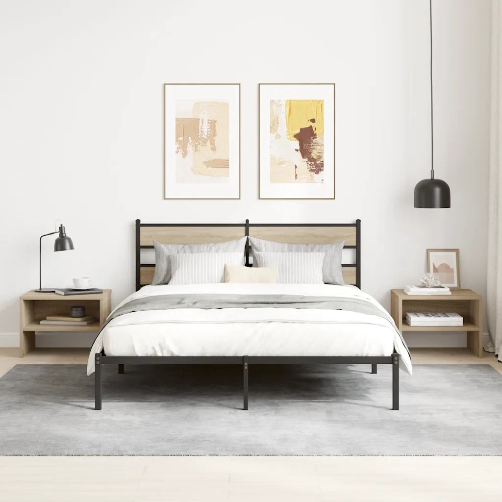 Comodino | Armadio da Notte | Mobiletto da notte Rovere Sonoma 40x30x30 cm in Legno Multistrato