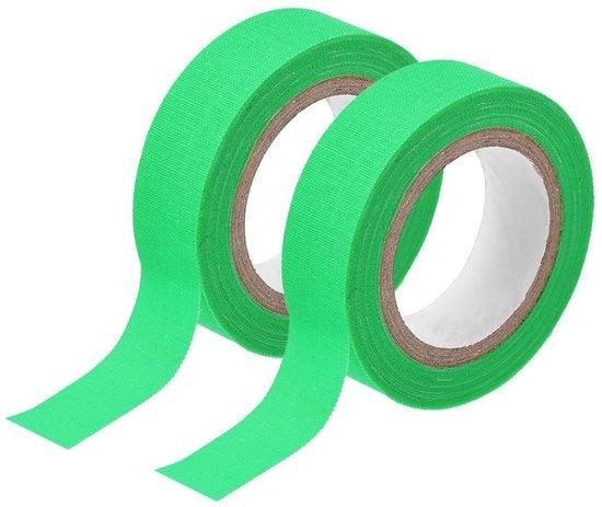 Tape stoffa Gaffa neon a doppia bobina 40 metri verde fluorescente