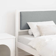 Testiera Altro-Testiera con Cuscini Bianco 90 cm Legno di pino massello
