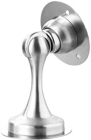 Deurstopper magnetica senza perforazione, con adesivo doppio lato, in acciaio inossidabile, colore argento.