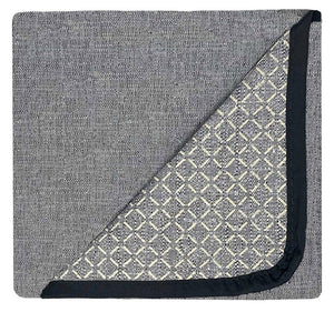 Copridivano con Penisola Destra Seduta 290 cm in Poliestere e Cotone Grigio Scuro